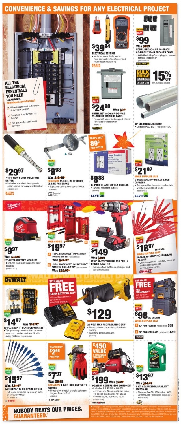 Home Depot Labor Day Sales and Deals 2020